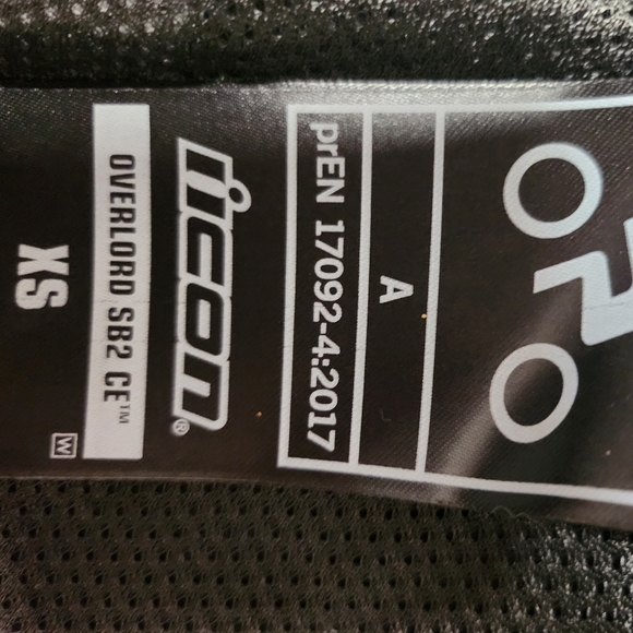 Icon D30 Overlord SB2 CE Motorcycle Racing Jacket, fully padded sz XS - Picture 5 of 8